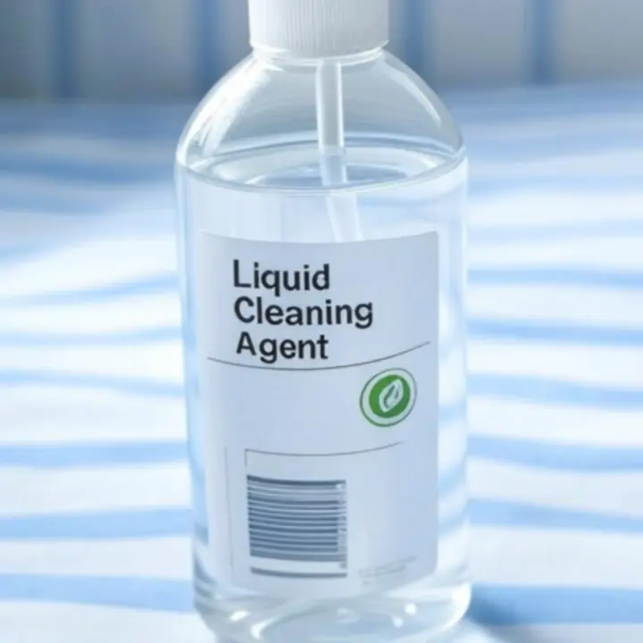 Close-up van professioneel reinigingsproduct voor kantoor